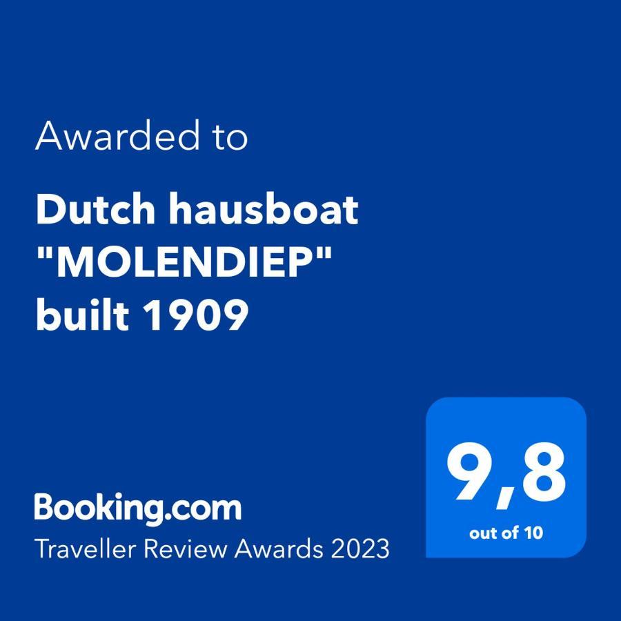 Dutch Hausboat "Molendiep" Built 1909 Mosty Exteriör bild